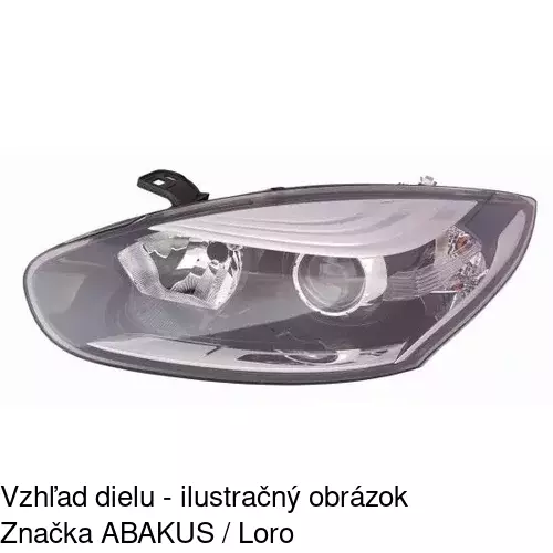 Hlavný reflektor POLCAR 60C209-U - obr. 3