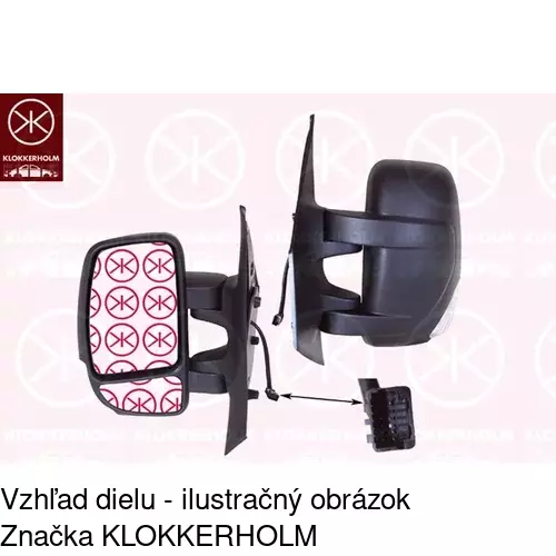 Vonkajšie zrkadlo POLCAR 60N1524M - obr. 4