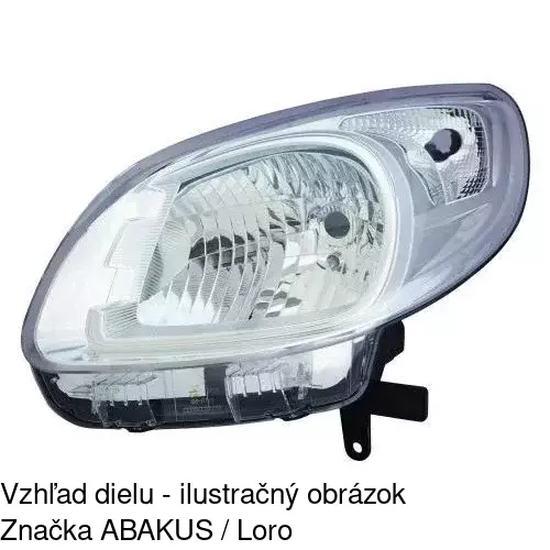 Hlavný reflektor POLCAR 60U109-E - obr. 3