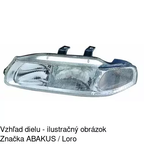 Hlavný reflektor POLCAR 634010-C - obr. 1