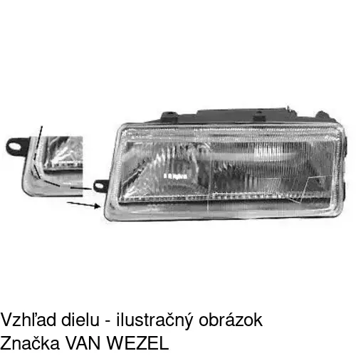 Hlavný reflektor POLCAR 672109-H - obr. 3