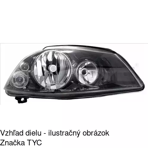 Hlavný reflektor POLCAR 6730095E - obr. 2