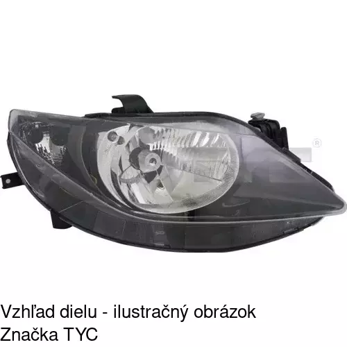 Hlavný reflektor POLCAR 673209-E - obr. 1