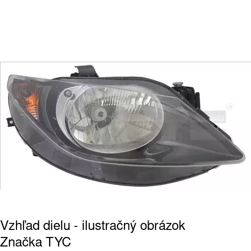 Hlavný reflektor POLCAR 673210-V