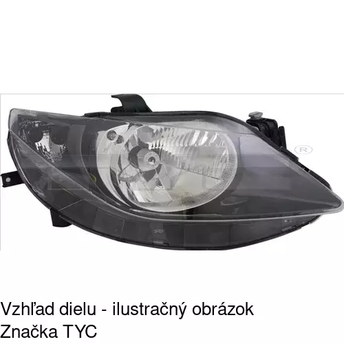 Hlavný reflektor POLCAR 673210-V - obr. 2