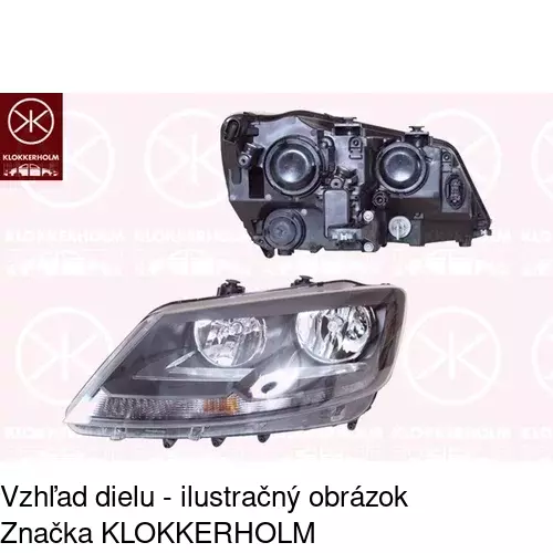 Hlavný reflektor POLCAR 675210-U