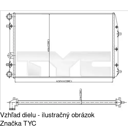 Chladiče vody POLCAR 691308A3 - obr. 3