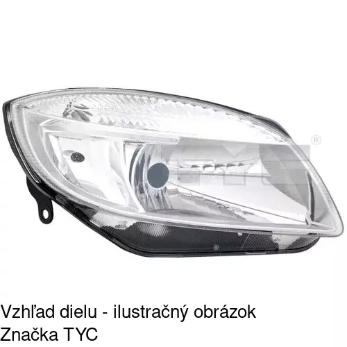 Hlavný reflektor POLCAR 691510-H