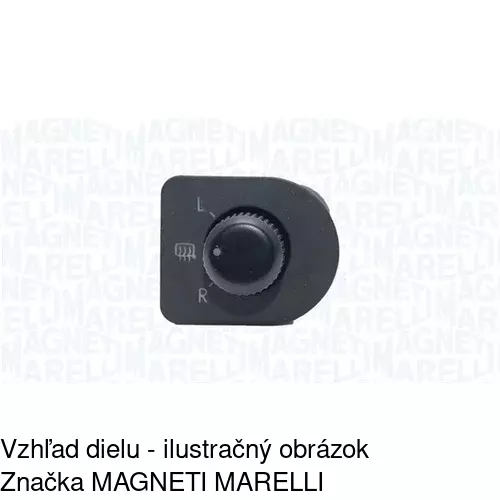 Kontakt regulácie zrkadiel POLCAR 6920P-60