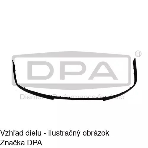 Lišta nárazníka POLCAR 6921072J - obr. 1