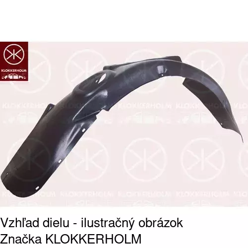 Podblatník (plast) POLCAR 6925FP1T