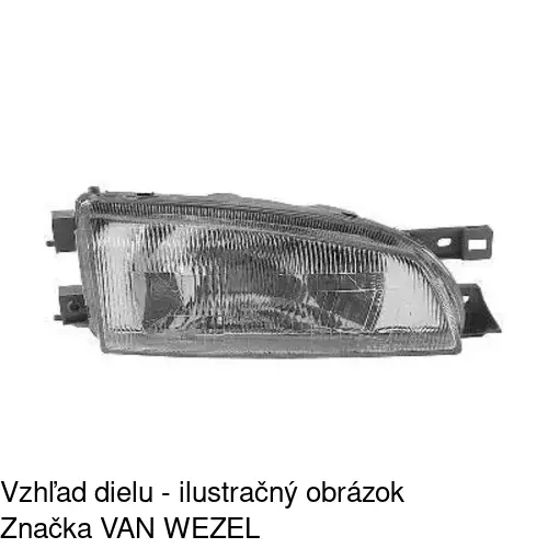 Hlavný reflektor POLCAR 721110-E