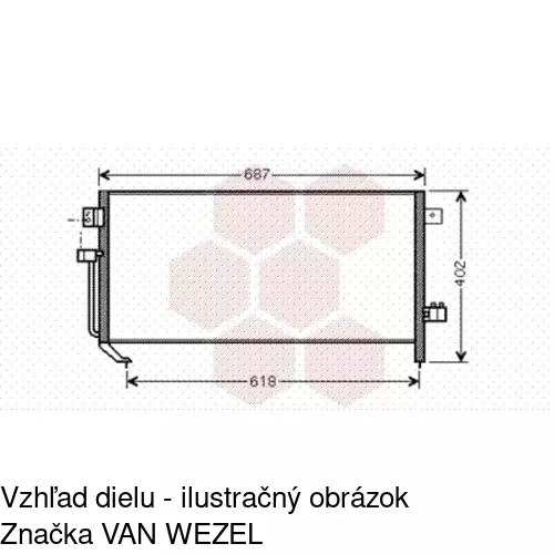 Chladiče klimatizácie POLCAR 7241K8C2 - obr. 2