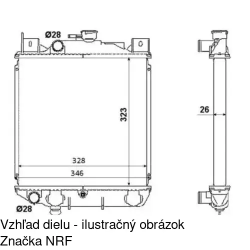 Chladiče vody POLCAR 740208-2 - obr. 1