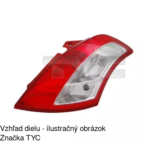 Zadné svetlo POLCAR 741588-E