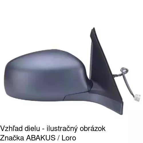 Vonkajšie zrkadlo POLCAR 7423524E - obr. 4