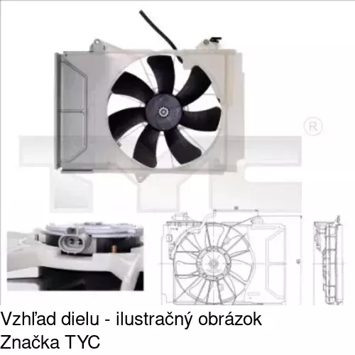 Ventilátory chladičov POLCAR 810323W5 - obr. 1