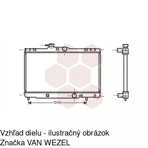 Chladiče vody POLCAR 811208-1 - obr. 2