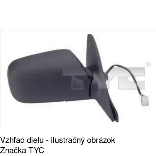 Vonkajšie zrkadlo POLCAR 8112525E