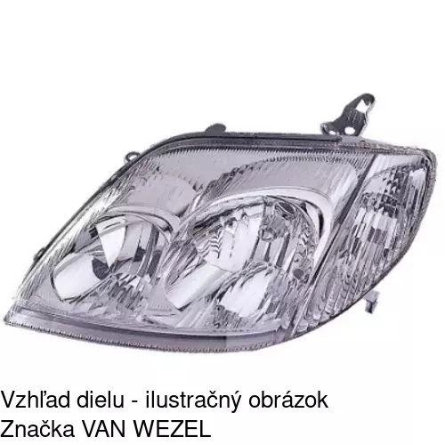 Hlavný reflektor POLCAR 8114091E - obr. 4