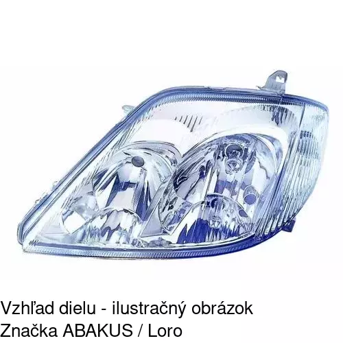 Hlavný reflektor POLCAR 8114094E - obr. 2