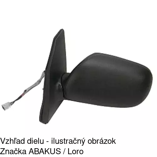 Vonkajšie zrkadlo POLCAR 8114525E - obr. 2