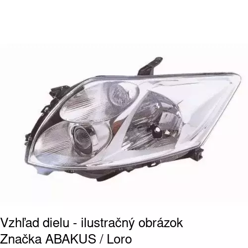 Hlavný reflektor POLCAR 8116092E - obr. 3