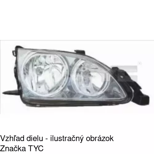 Hlavný reflektor POLCAR 8124091E