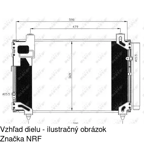 Chladiče klimatizácie POLCAR 8125K8C3S