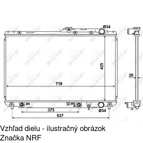 Chladiče vody POLCAR 813308-4