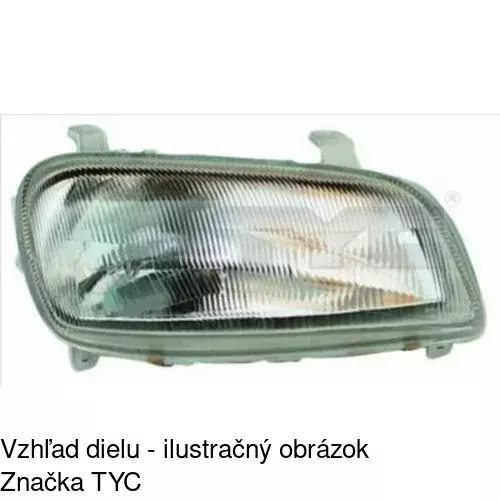 Hlavný reflektor POLCAR 8144092E