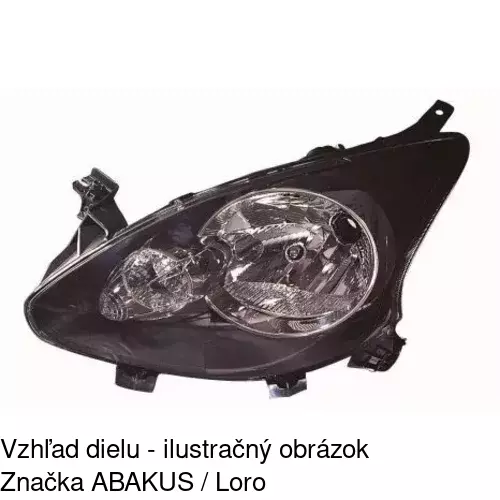 Hlavný reflektor POLCAR 815310-E