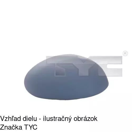 Vonkajšie zrkadlo POLCAR 8153511E