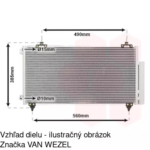 Chladiče klimatizácie POLCAR 8157K8C1 - obr. 2