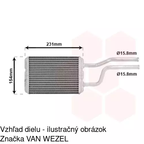 Radiátory POLCAR 8166N8-1 - obr. 1