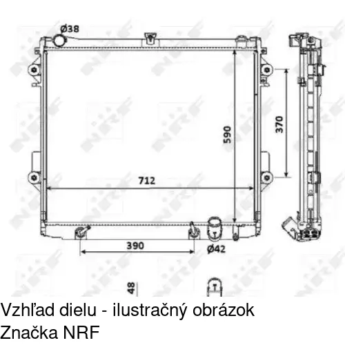 Chladiče vody POLCAR 818408-1