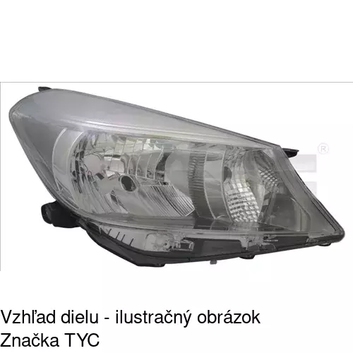 Hlavný reflektor POLCAR 81B1094E