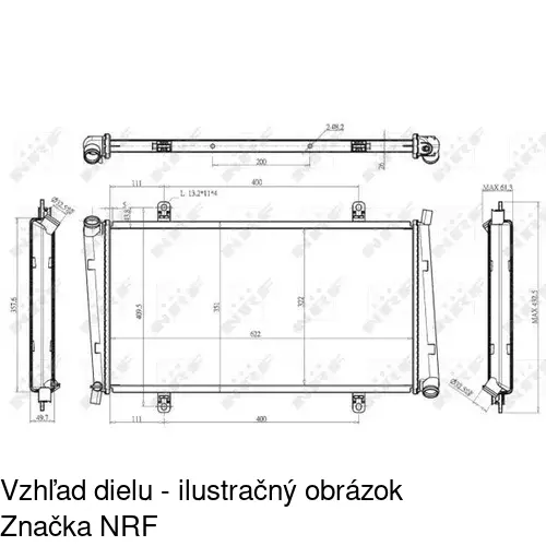 Chladiče vody POLCAR 904008-4