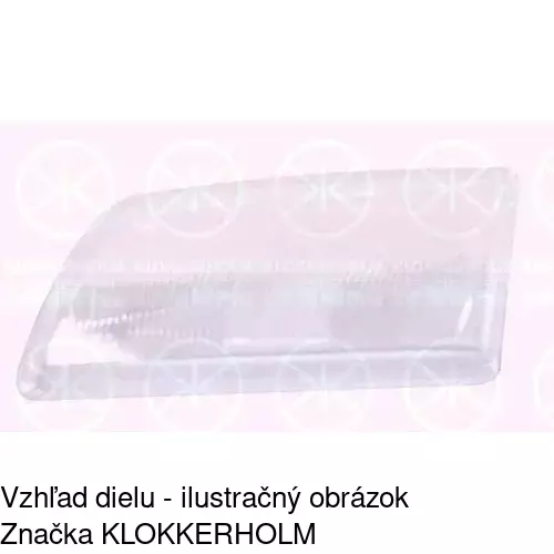 Sklo reflektora 904012-E /POLCAR/ - obr. 1