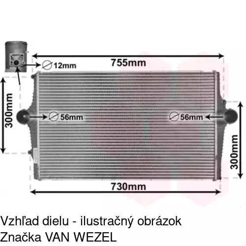 Chladiče vzduchu (Intercoolery) POLCAR 9080J8-2 - obr. 4