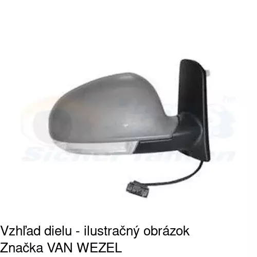 Vonkajšie zrkadlo POLCAR 9513516E - obr. 2