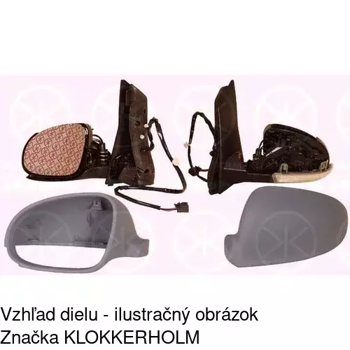 Vonkajšie zrkadlo POLCAR 9515524S