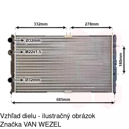 Chladiče vody POLCAR 952508A1 - obr. 4