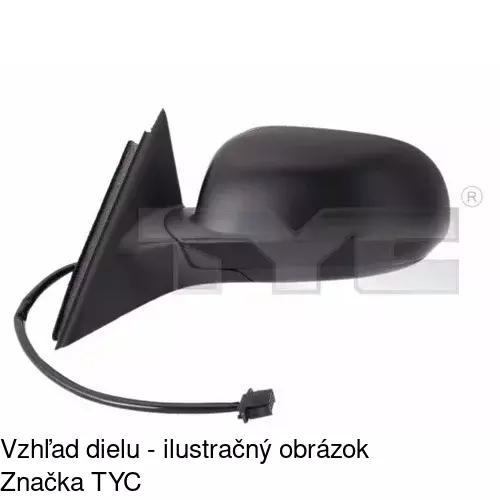 Vonkajšie zrkadlo POLCAR 9525514E