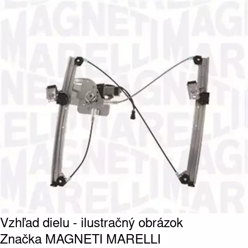 Elektrický mechanizmus okna dverí POLCAR 9525PSE9 - obr. 5