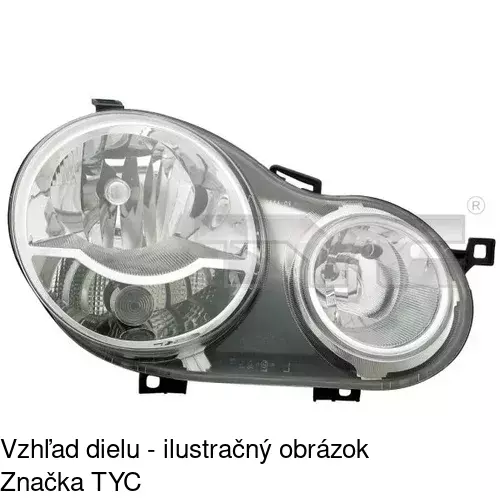 Hlavný reflektor POLCAR 9526101V - obr. 2