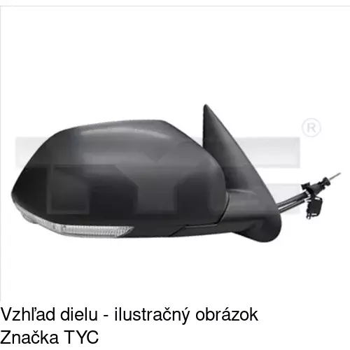 Vonkajšie zrkadlo POLCAR 9527521E - obr. 2