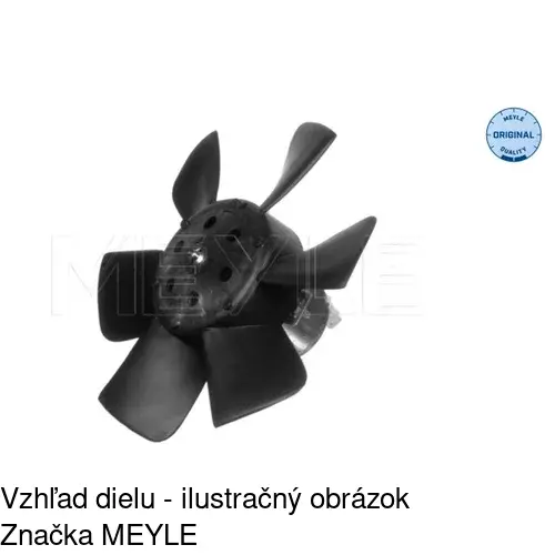 Ventilátor bez krytu / podpery POLCAR 953423U3 - obr. 3