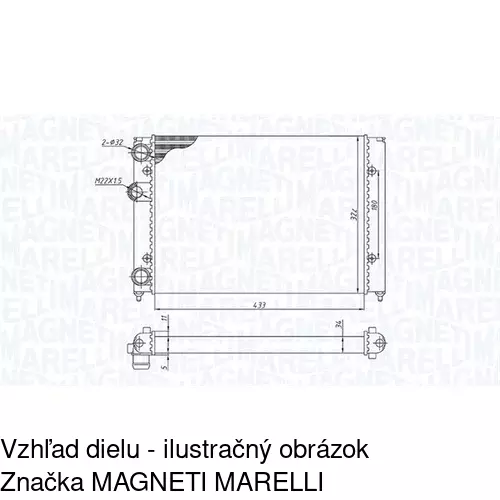 Chladiče vody POLCAR 953808-1 - obr. 1