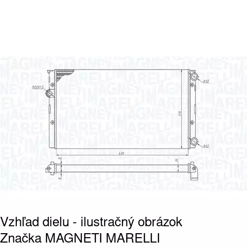 Chladiče vody POLCAR 953808A8 - obr. 2